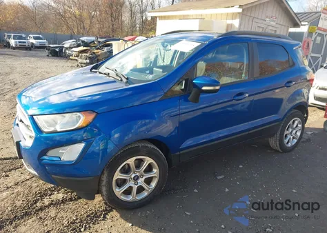 2019 Ford Ecosport Se из США, поврежденный, VIN MAJ6S3GL1KC299530